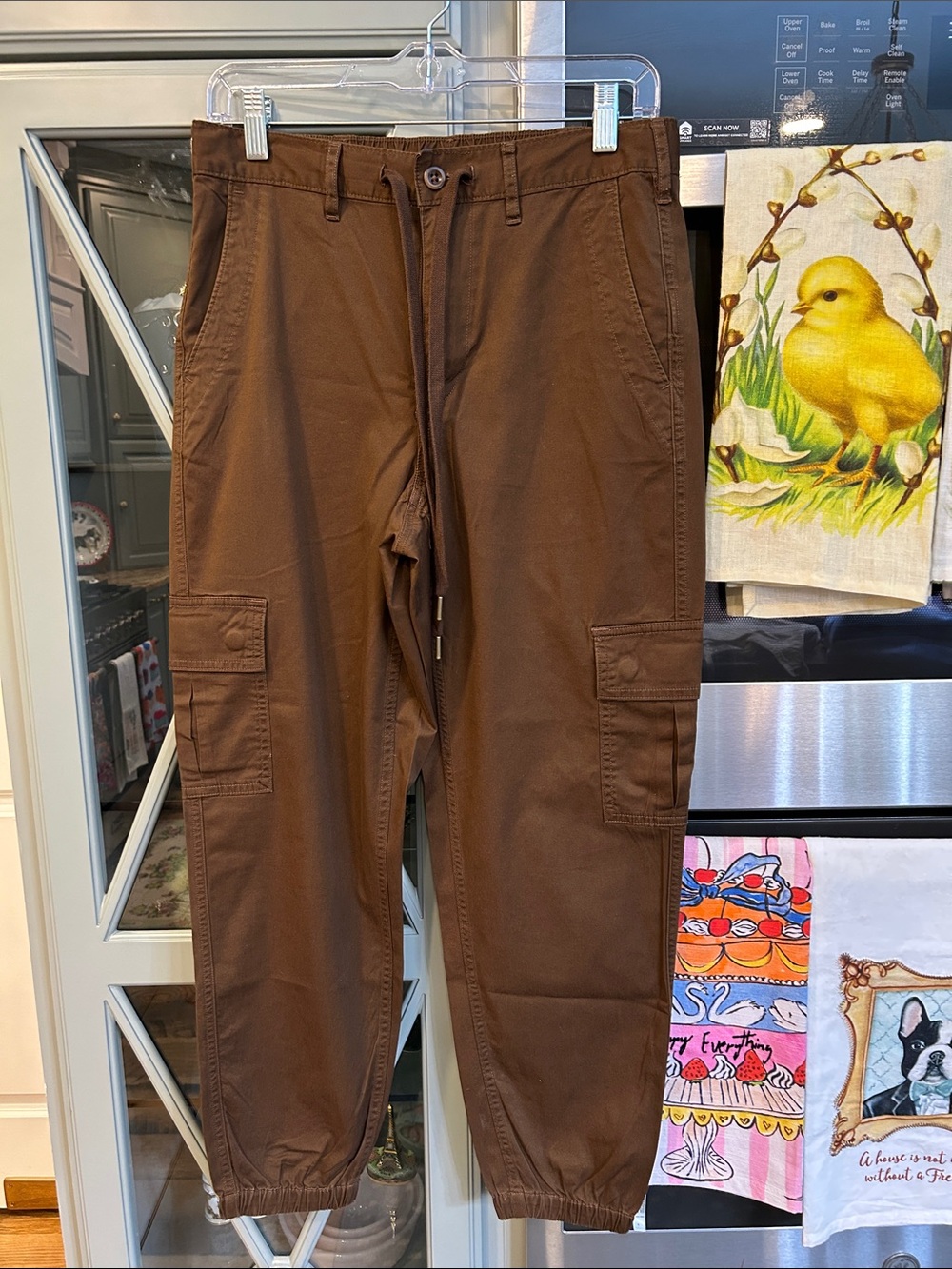 Polo by Ralph Lauren Cotton Brown Cargo Jogger Pants XS